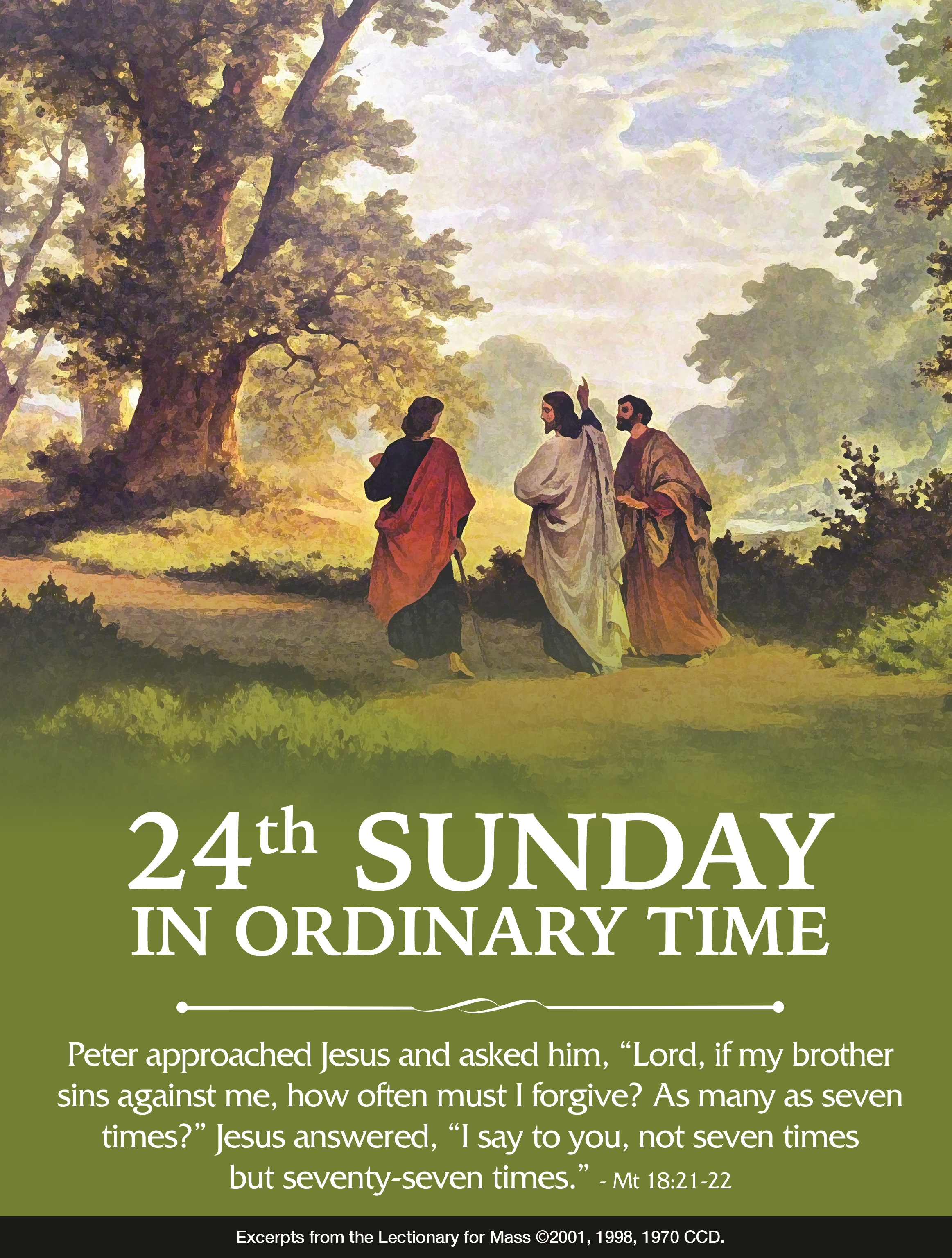 24th Sunday in Ordinary Time, Year A Homily The Renewal of Faith Blog